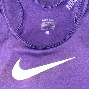 Nike Pro Dri-Fit Purple Tank